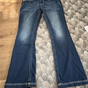 Miss Me Dark Blue Flare Jeans